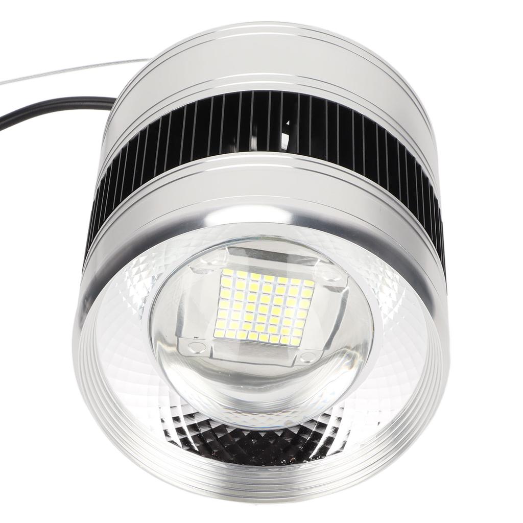 Marine Aquarium Light Full Spectrum COB White Light Cylinder Saltwater Fish Tank Light 75W ZY K3 EU