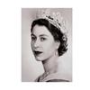 Modern Poster Queen Elizabeth II Portrait Prints Canvas Painting Black White Wall Art Canvas Office Wall Decor for Living Room