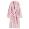GMXIA Women's Autumn and Winter Long Coral Fleece Thickened Couple Bathrobes Flannel Men's Pajamas Winter Home Wear