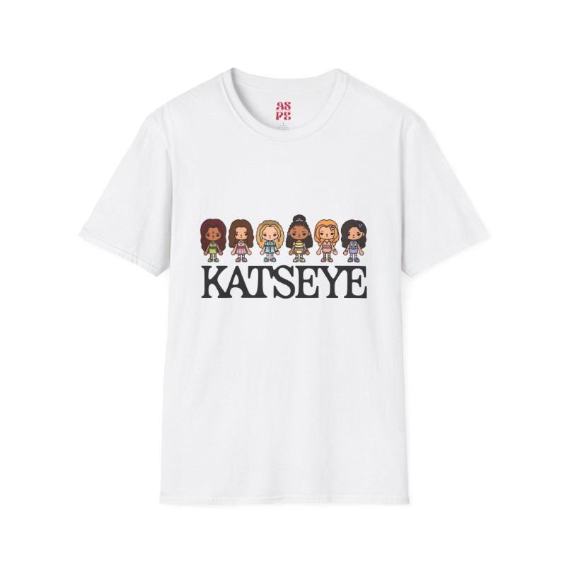 KATSEYE x TOCA BOCA Dziecięca Koszulka Unisex Codzienna Ubranie Koncertowe Codzienna Koszulka T-shirt