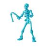 Non-Toxic 3D Printed Skeleton Activity Toy Plastic Children'S Gift Halloween Skeleton Toy With Weapon Activity Doll Toy