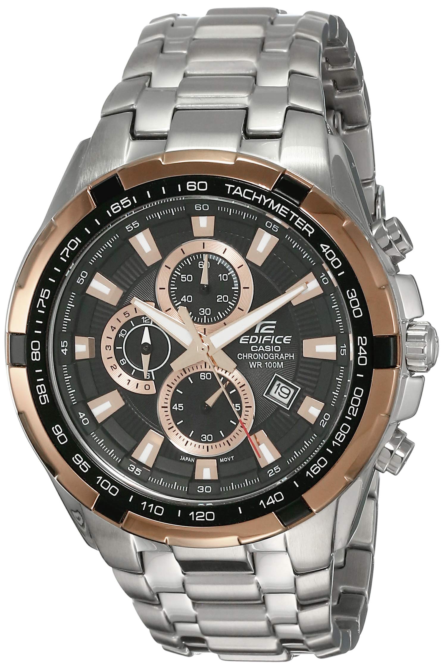 Мужские часы Casio EDIFICE EF-539D-1A5V, черные, международная модель, б/у.