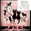 1pc Cats Metal Cutting Dies Stencil DIY Scrapbooking Album Paper Card Template Mold