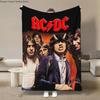 Rock Singer A-AC D-DC Band Fleece Blanket for Bed Bedroom Sofa Soft Flannel Throw Fluffy Children Adult Picnic Blanket Kids Gift