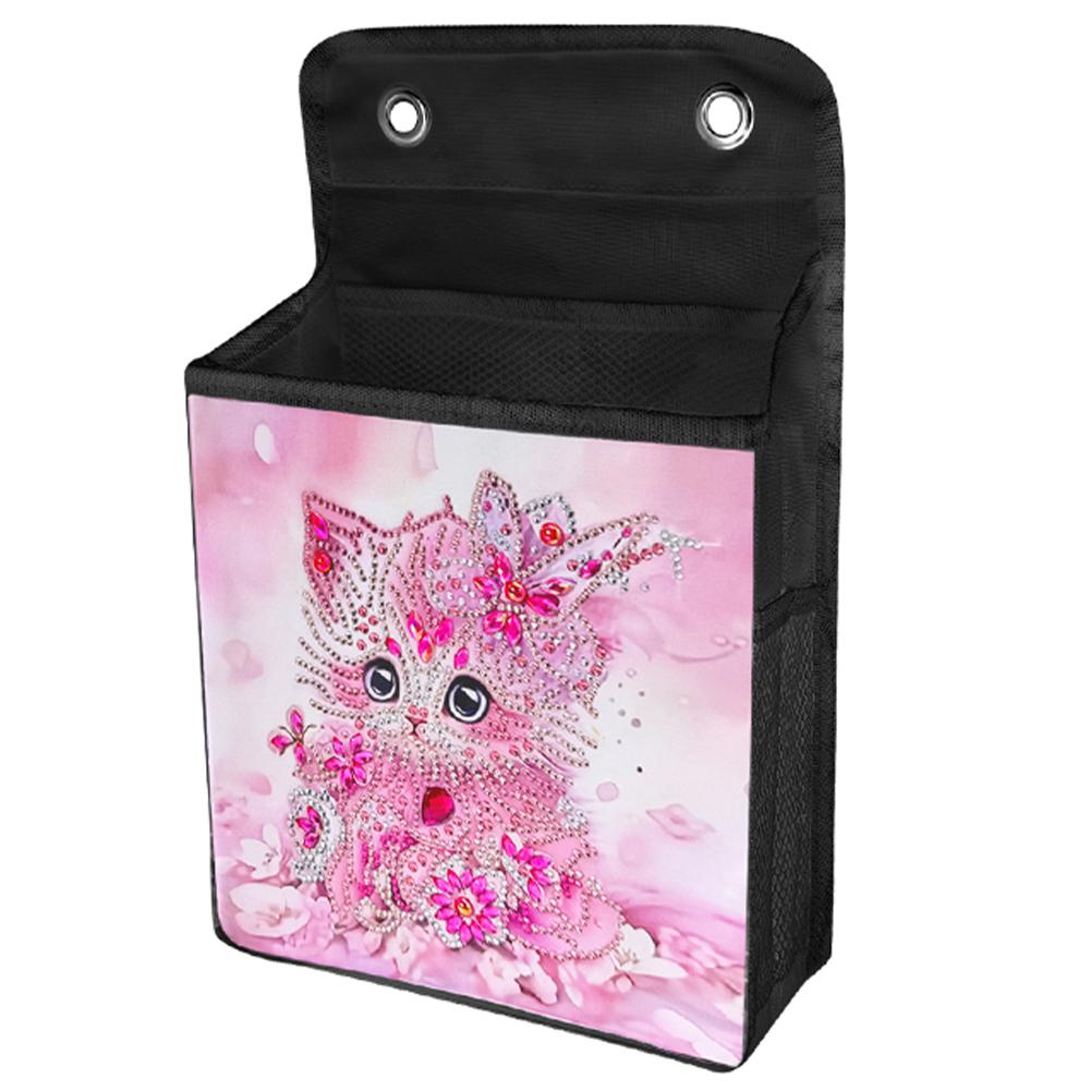 Diamond Painting Storage Bag Cat Sundries Holder Bag Rhinestone Diamond Painting Bag Diamond Art Organizer Box for Home Storage