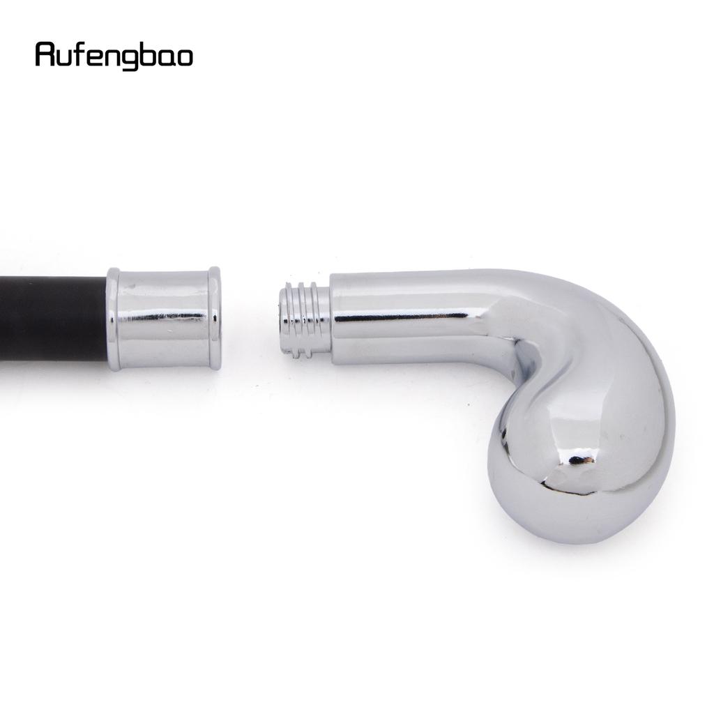 White Hanger Fashion Walking Stick Decorative Cane Elegant Fashion Cane Cosplay Alloy Crosier Vintage Stick 94cm