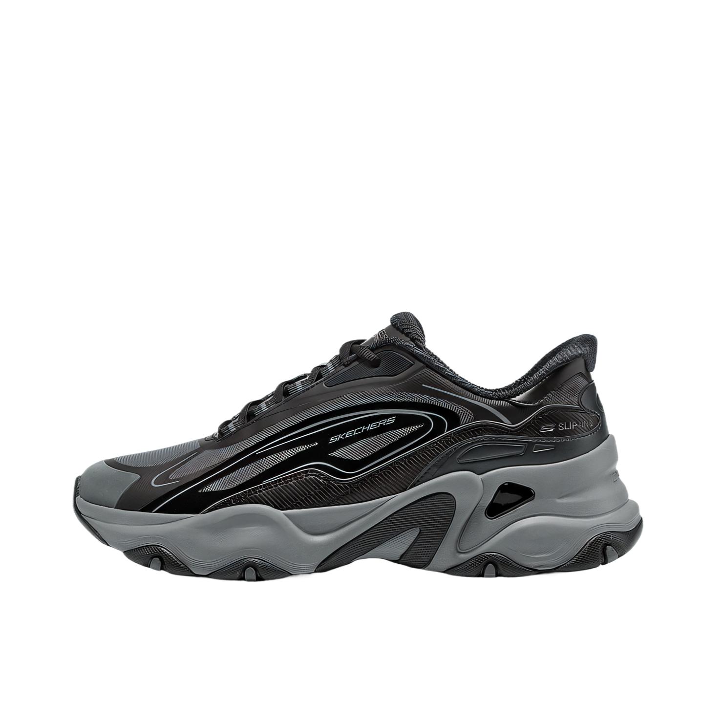 Skechers DLites Versatile Comfortable Round Toe Dad Shoes Men sneakers 232427-BBK 39.5