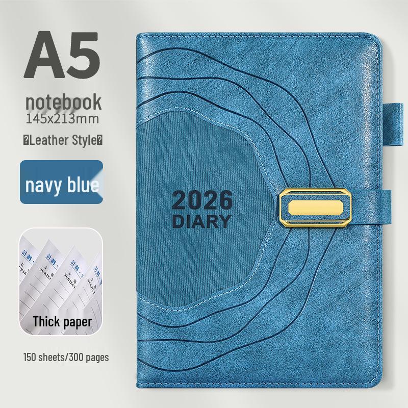 2026 Premium Engraved Notebook – Ideal for Students & Colleagues, Perfect as a Work Diary or Gift