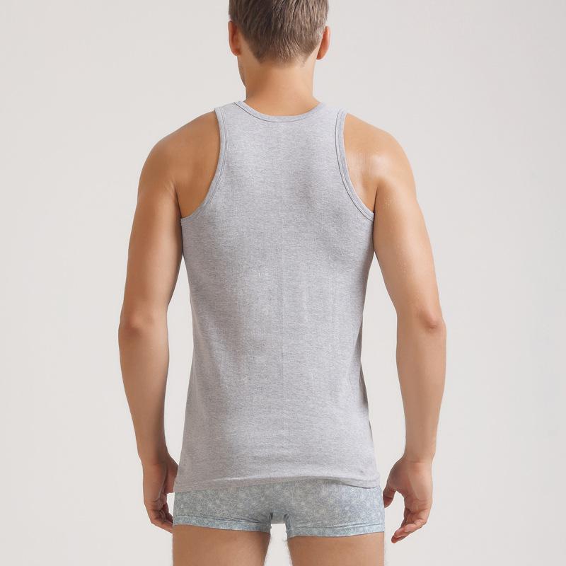Men's Summer Slim Fit Cotton Sports Tank Top - Sexy Body Shaping Design