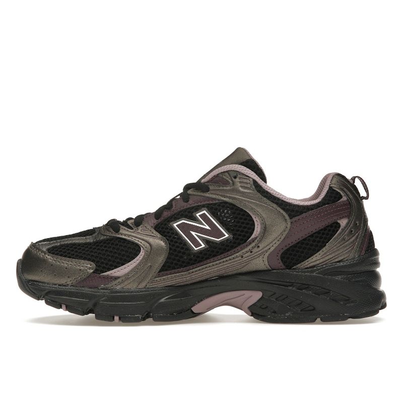 New Balance 530 Black Metallic Plum Brown Men Sneakers MR530ADD