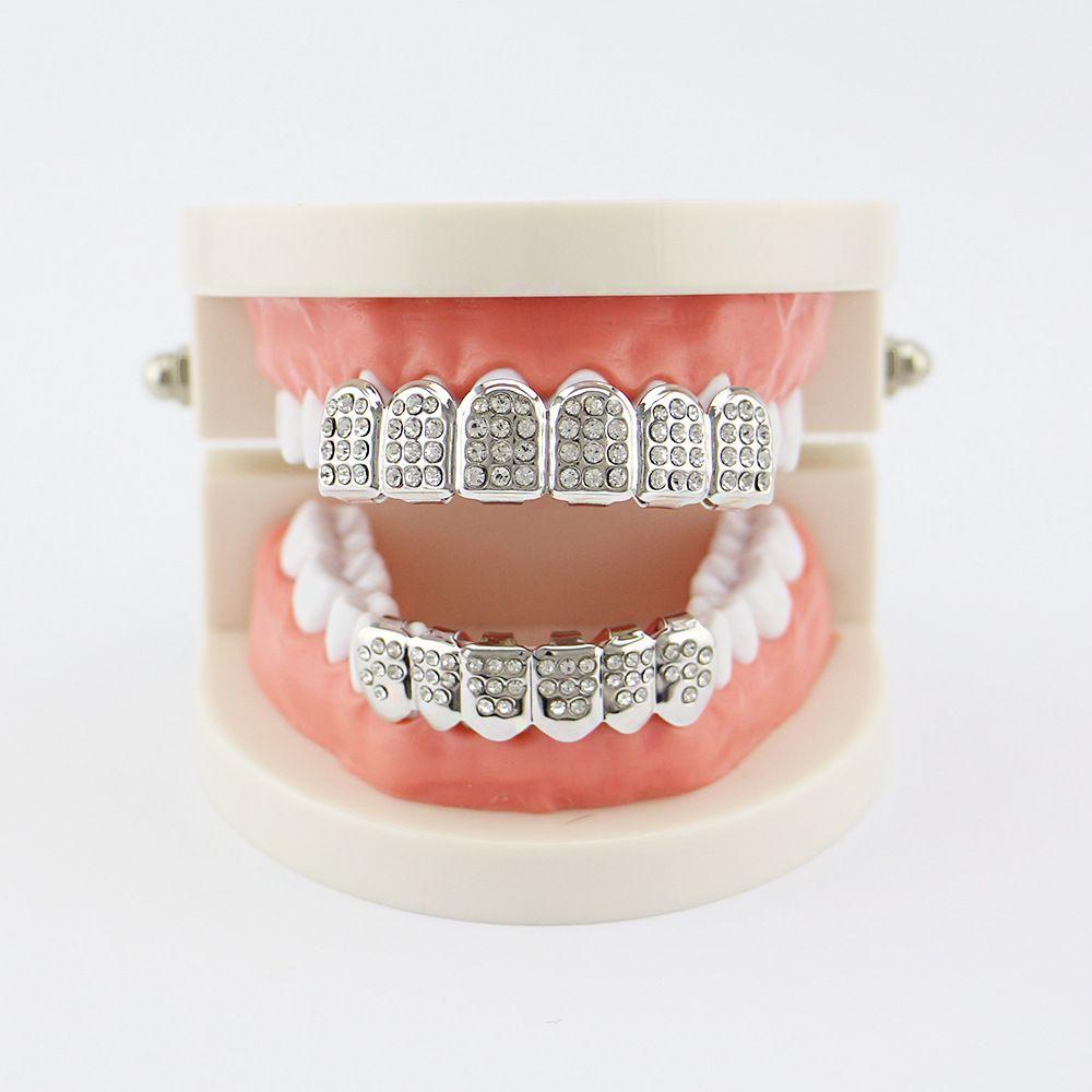 Cheap Gangsta Hip Hop Body Jewelry Vampire Fang Mold Kit Top & Bottom