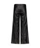 Uboa Black Leather Wide Pants