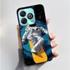 Phone Casing For ZTE Blade A75 4G Case Z2359 Luxury Dragon Cute Cool Boys Girls Black Matte Soft Silicone Protective Back Cover