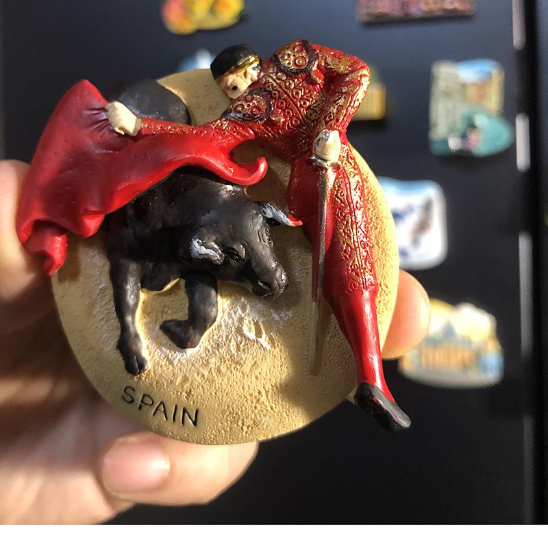 3D City Travel Souvenir Magnets: European and Global Regions