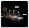 8 Inch Handmade Forged Knife Spring Steel Blade Ebony Handle Chef Slicing Vegetables Cleaver Meat Professional Kitchen Knife