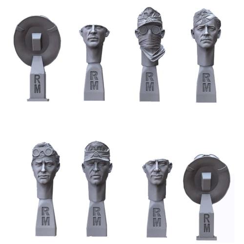 Royal Model 1/35 WWII German Africa Corps DAK Headset (6-piece Resin Kit) RM949