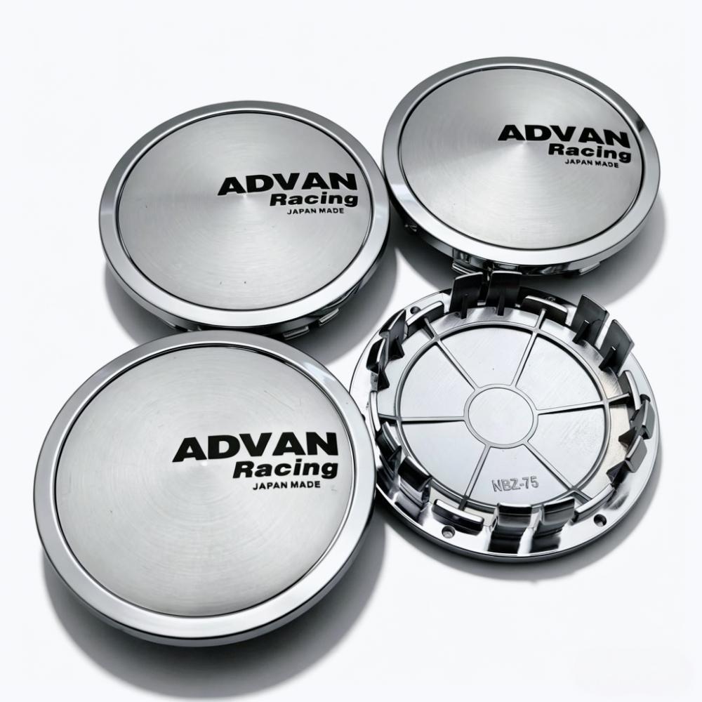 

4pcs 75mm / Clips 65mm Advan Logo Emblem Badge Car Wheel Center Caps Rim Hubcap Wheel Hub Dust Cover Replace Car Hub Accessories Advan Badge&4pcs NBZ75 Wheel Cap