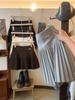 Woolen A-Line Pleated Skirt – Elastic Waist, High Waist, Slimming, Versatile, Anti-Exposure, Autumn/Winter Short Skirt for Women