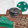 4/5/6 Pack Full Spectrum LED Grow Light with Seedling Tray Plant Seed Starter Trays Greenhouse Growing Lamp Hole 12 Cell Per Tray