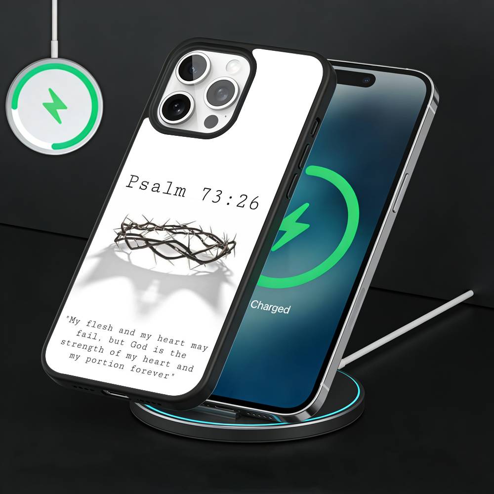 Jesaja Jeremia Psalm Jesus Bibel Handyhülle Für iPhone17,16,15,14,13 Plus,Pro Max Magnetisch Für Magsafe Kabelloses Laden