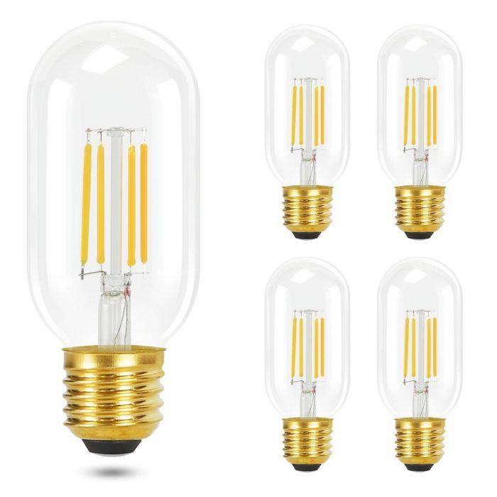 Pack de lâmpadas LED - NETTLIFE - T45 4W 2700K - Base E27 - Branco quente - Pack de 4
