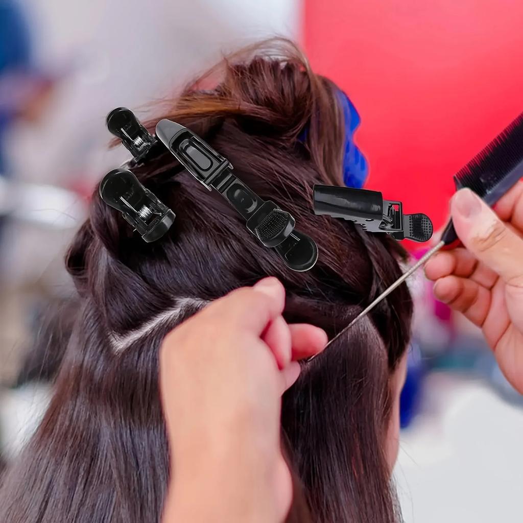 6Pcs/Set Alligator Hair Clip Hairdressing Clamps Plastic Hair Claw Professional Barber For Salon Styling Hairpins Hair Accessor