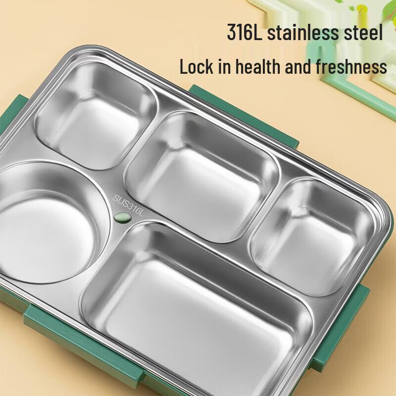 TAFUCO 316 Rostfritt Stål Lunchlåda med 5 Fack