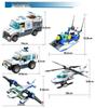 Wange City Police Airplane Building Blocks - Parent-Child Interactive Toy