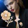 Senior Brooches Flower Leaf Brooch Pins for Women Suit Pendant  Fashion Brooches Jewelry