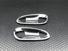 BRIGHTZ Chrome Plated Door Handle Covers (Plate) for SLK Class R172 (DHC-SARA-003) 172, SLK200, SLK350, SLK55 AMG 200, 350, 55 (Part Number: 19447)