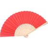 Folding Silk Hand Fan Bambusoideae and Paper Summer Cooling Tool for Stage Performance Daily Use 21cm