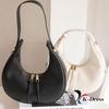 Torba na ramię typu hobo ze skóry premium Crescent (2 kolory)