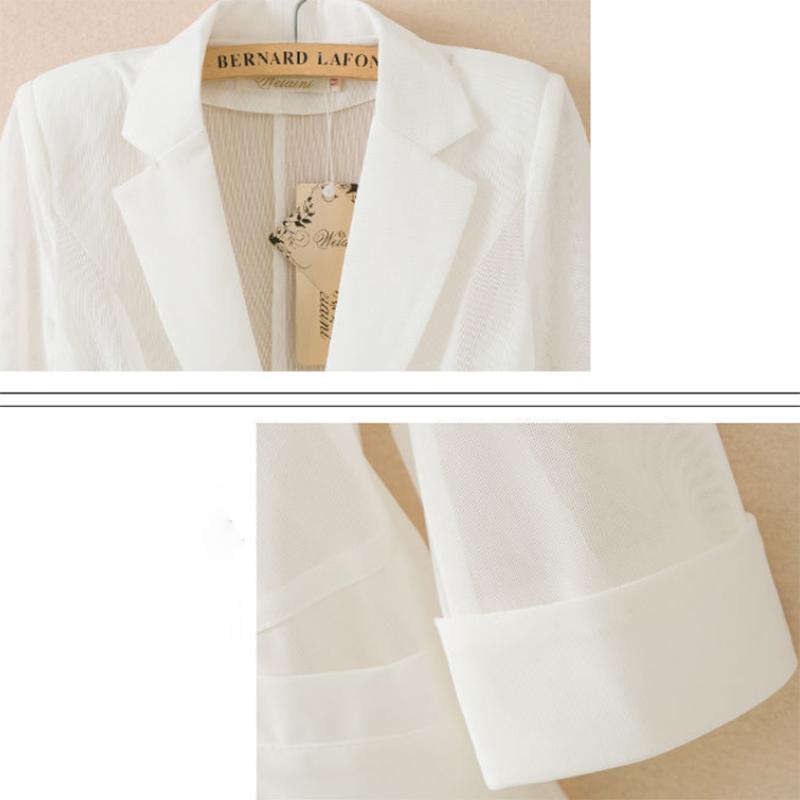 Small Suit Jacket Women's Spring and Summer All-match Solid Color Fashion Temperament Outer Wear Suit Short Tops Sunscreen Shirt