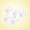 100pcs Disposable Glue Ring Pallet Holder for Eyelash Extension White Plastic Glue Pallet Tatt