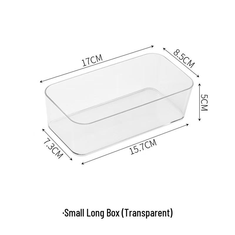 Rectangular Plastic Desk Drawer Organizer for Stationery and Pens