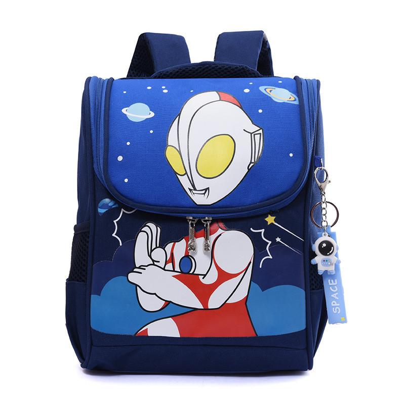 Durable Nylon Children's School Bag With Cute Cartoon Characters And Lightweight Features