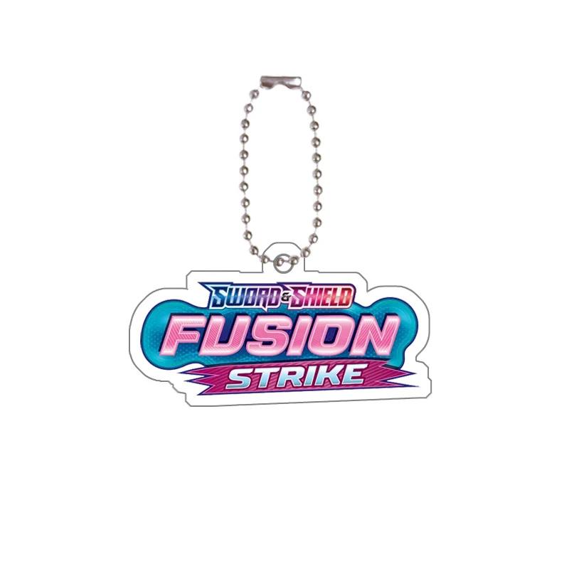 Çizgi Film Pokemon Serisi Ptcg Live Logosu Kendin Yap Akrilik Anahtarlık Yaratıcı Oyun Koleksiyon Kartı Kendi Yapımı Çanta Süsü Kolye Hediye