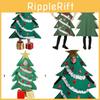 Adorable Unisex Christmas Tree Cosplay Outfit With Foot Covers For Holiday Celebrations
