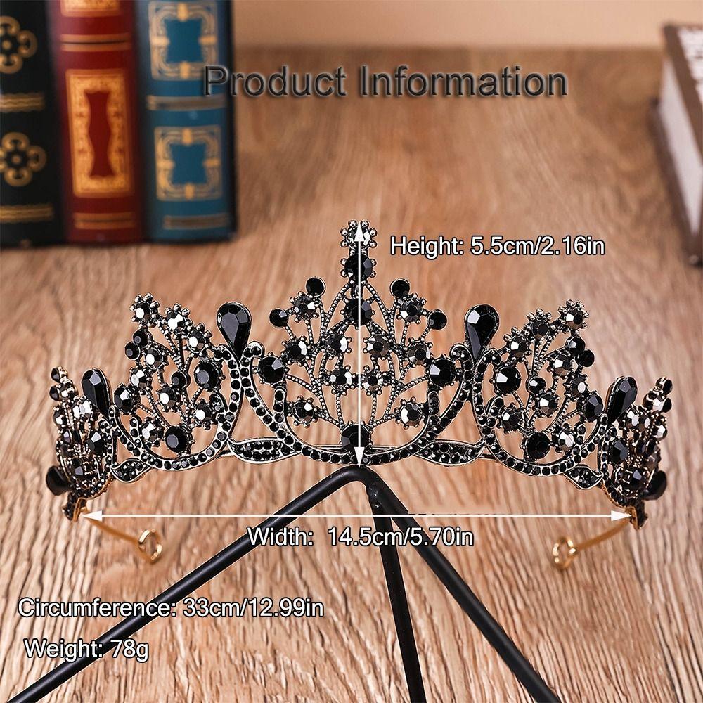 Headdress Birthday Party Bridal Headpiece Crystal Crowns Crystal Tiaras Princess Headbands