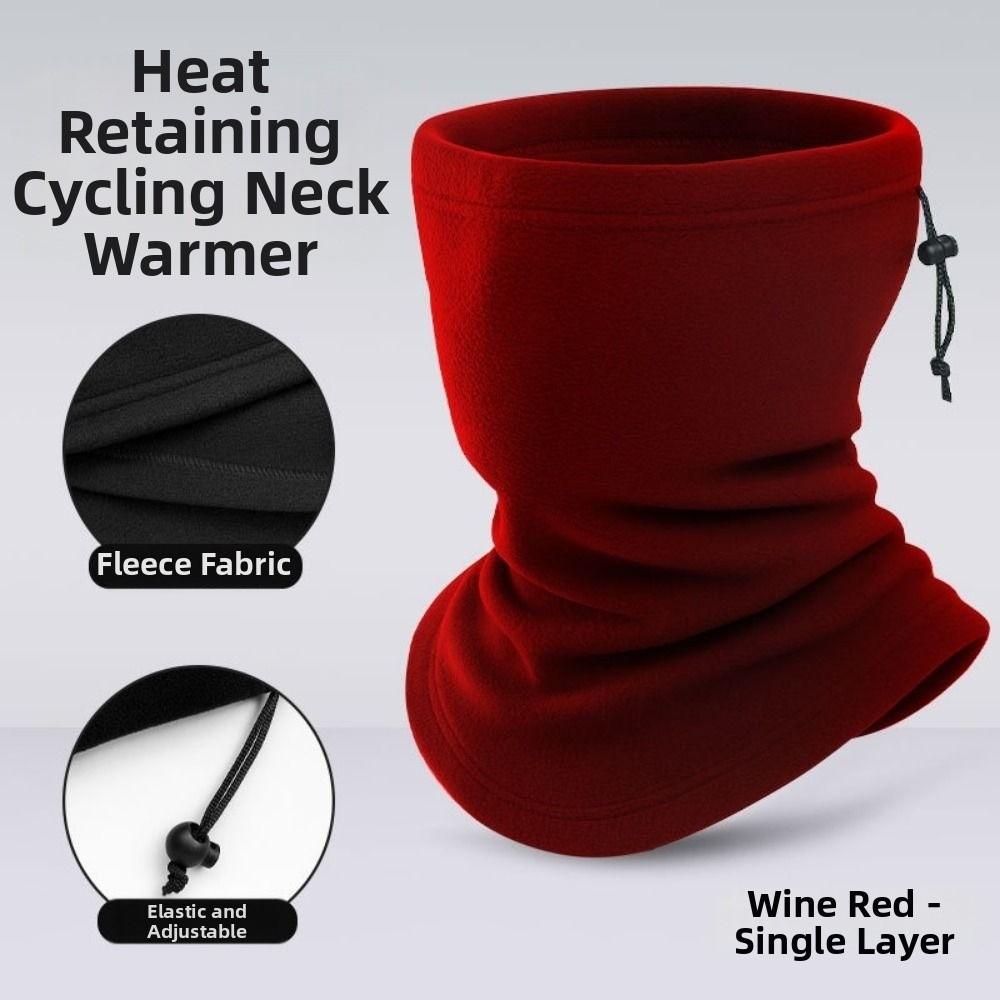 Windproof Winter Warm Fleece Neck Scarves Multicolors Motorcycle Half Face Mask Scarf