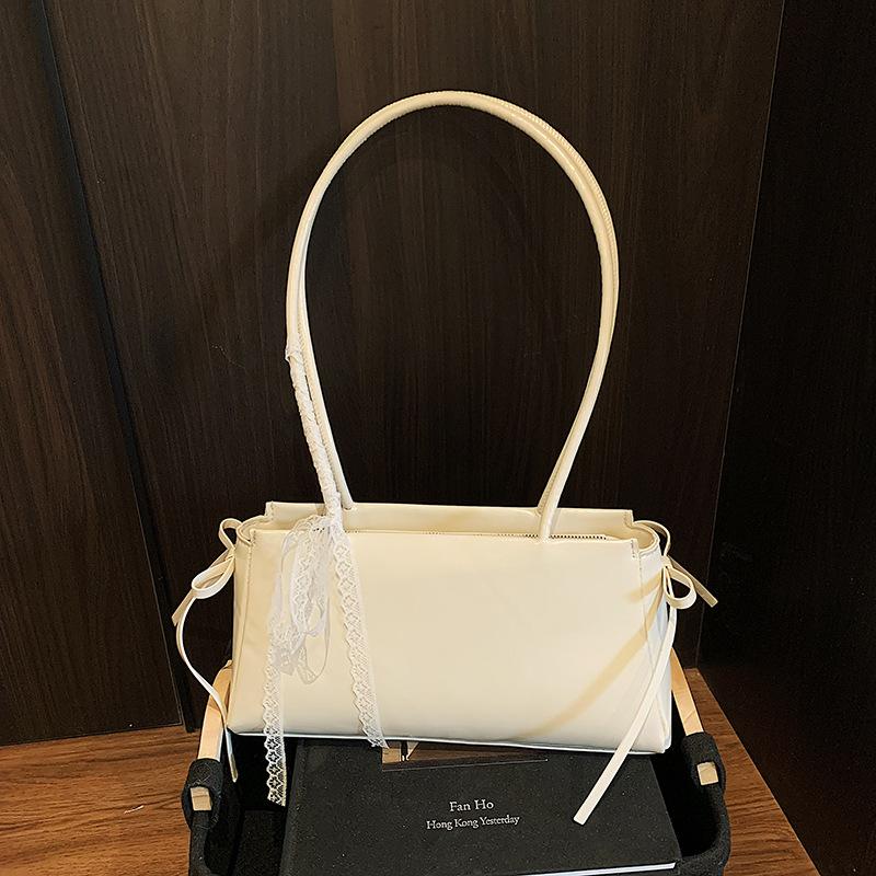 Korean Cute Girl Armpit Bag 2025 New Fashion Bow Pillow Bag Premium Texture Versatile Shoulder Bag