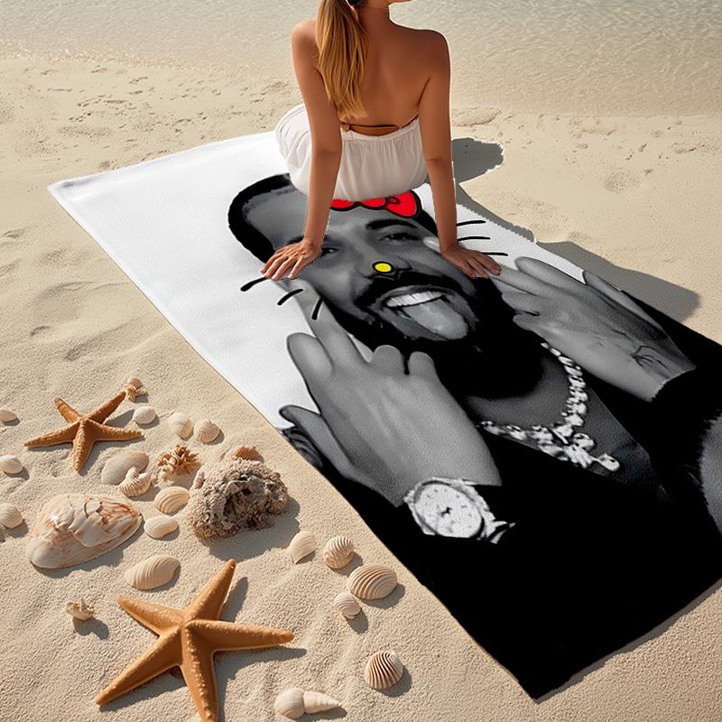 Drake Fashion Beach Towel: Ideal for Summer Adventures Soft, absorbent and quick drying suitable for swimming and bathing