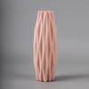 Nordic Color Plastic Camellia Flower Vase - Creative Imitation Glaze for Dry & Wet Flowers