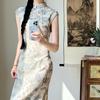 Sleeveless Republic of China style new Chinese style Suzhou long cheongsam improved young girl high sense can be worn daily in summer