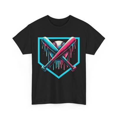 Baseball Bats T-shirt, Baseball Sports Supporters Women Men T-shirt