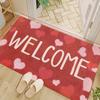 1PC Welcome Charactor Door Mats Kitchen Rugs Non-Slip Design Bathroom Rugs Bath Mat Carpet for Living Room Sink Laundry Decor