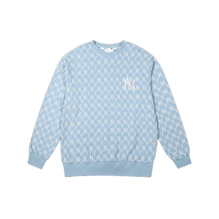 MLB New York Yankees Sweatshirt Unisex Sky Blue 31MTM2041-50S