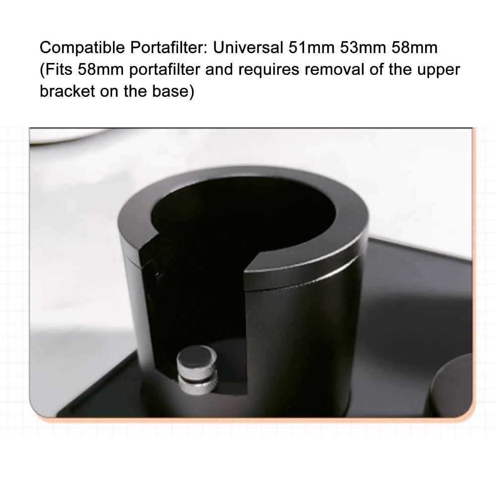 Black Color Tamper Stand Adjustable Coffee Machine Accessory For Espresso Machine чёрный