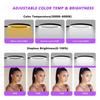 Double Headed LED UV Lamp Fake Eyelash Wig Grafting UV Glue Lighting Curing Lamp 2-IN-1 Professional Beauty Salon  Floor Lamp