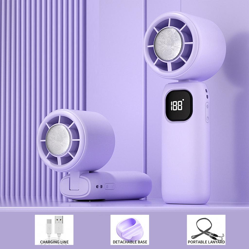 Portable Handheld Turbo Fan Speeds Adjustable Mini Personal Rechargeable Battery Operated Electric Eyelash Cooling Fan